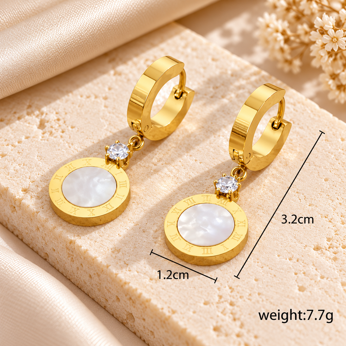 Luminou Halo Drop Earrings